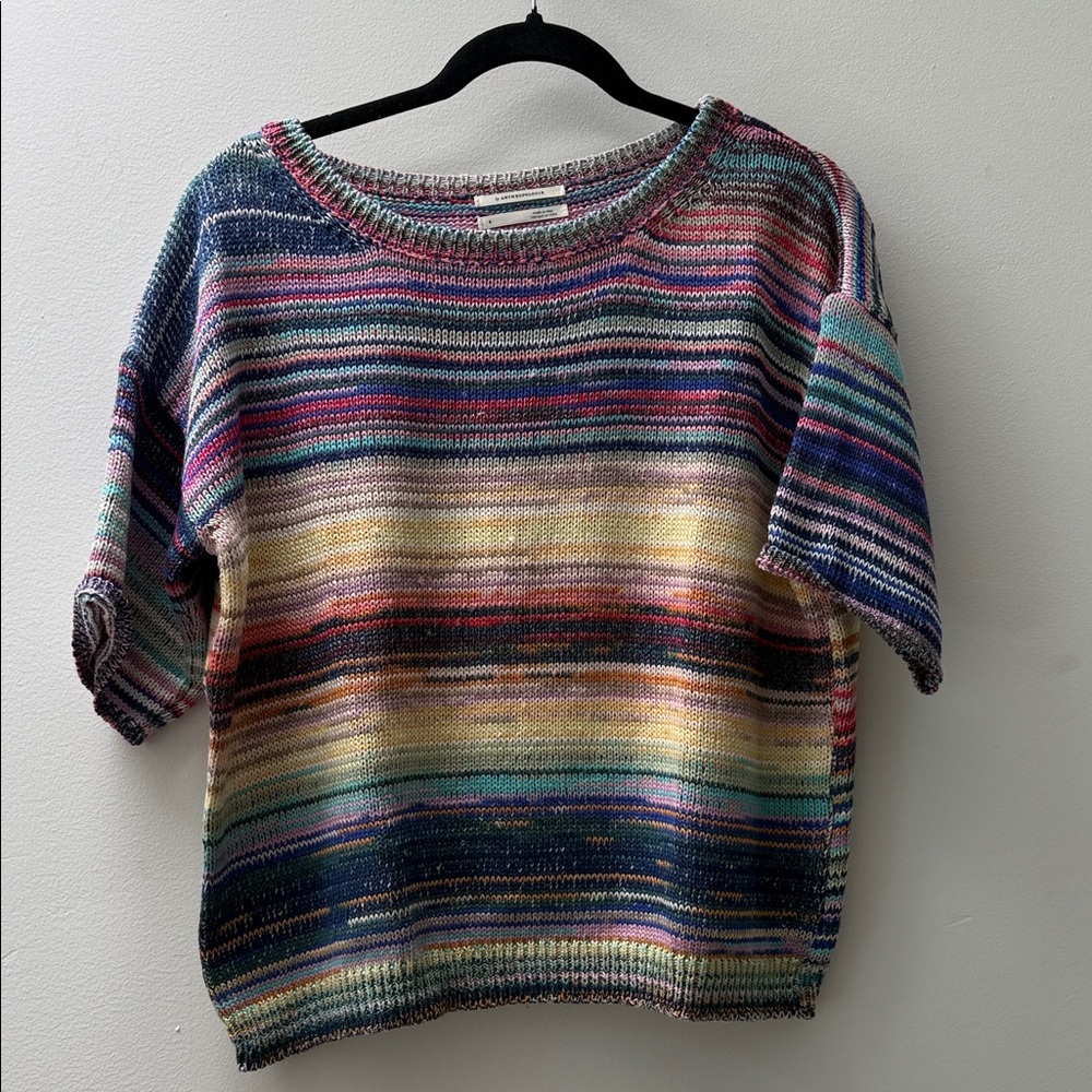 Anthropologie Multicolor Striped Sweater